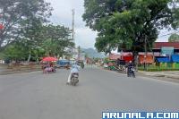 Warga Memilih, Suasana Taman Kota Muara Labuah Sepi