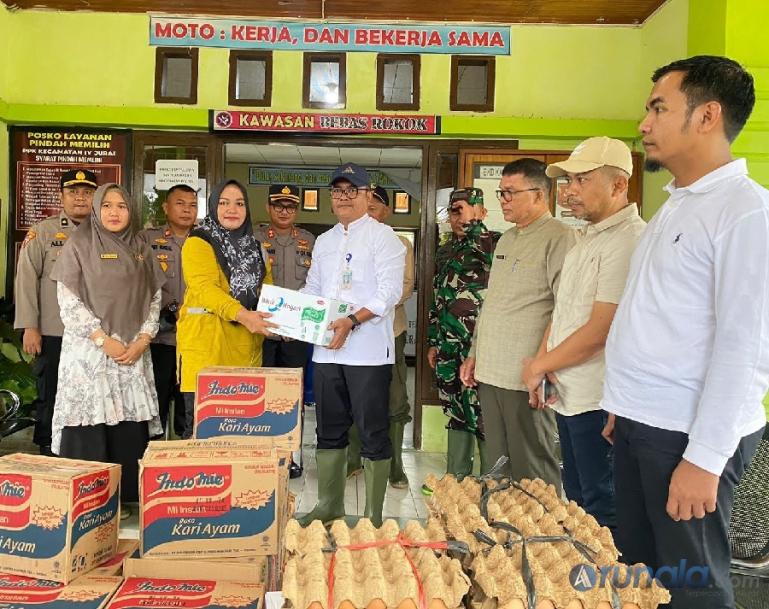 Bank Nagari Cabang Painan Berikan Bantuan untuk Korban Banjir