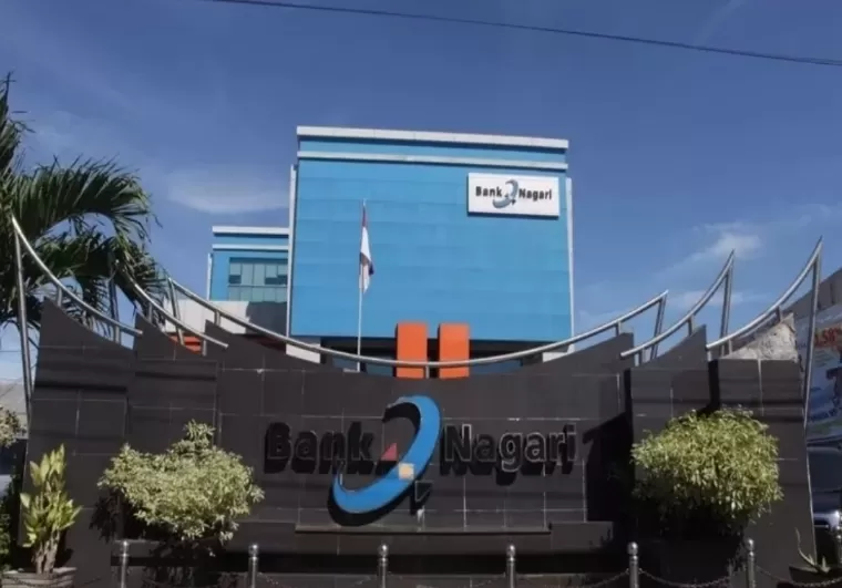 Kantor Pusat Bank Nagari Jalan Pemuda No 21 Padang. IST