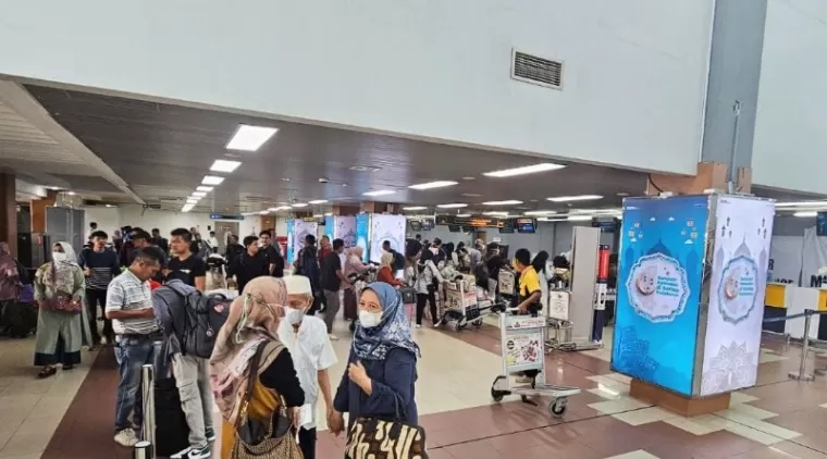 Suasana arus balik yang diperkirakan mencapai puncaknya, Minggu, 14 April 2024. (Dok : Istimewa)