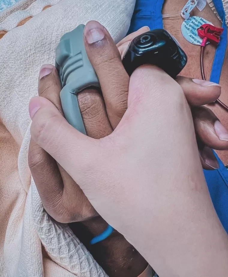 Kenangan saat Babe Cabita menjalani perawatan. Foto: instagram @faityw