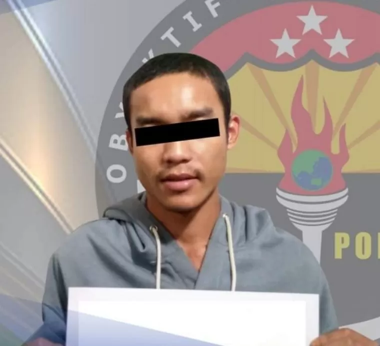 Tersangka dengan nama samaran 