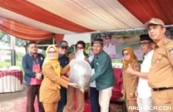 DKP Sumbar Restocking 8.000 Benih Ikan Gariang di Lubukbegalung
