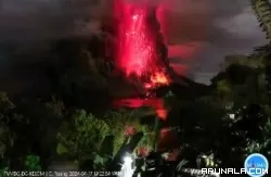 Gunung Ruang Level Awas, Sebanyak 828 Warga Dievakuasi