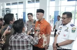 Mahyeldi Surati Presiden Terkait Bencana di Sumbar