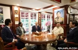 Menhan Prabowo Terima Kunjungan Tony Blair, Diskusi Isu Global