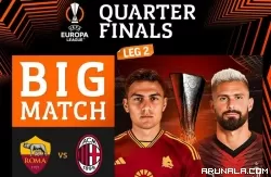 Prediksi Skor dan Jadwal, Derby Italiano As Roma vc Ac Milan