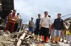 Respons Cepat, Mahyeldi Tinjau Lokasi Terdampak Lahar Dingin