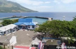 Warga di Tiga Kecamatan Dievakuasi, Pelabuhan Tagulandang Tetap Dioperasikan