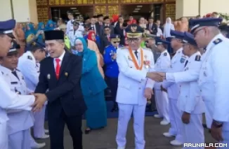 Akhiri Masa Jabatan, Wako dan Wawako Berpamitan dengan ASN Pemko Padang