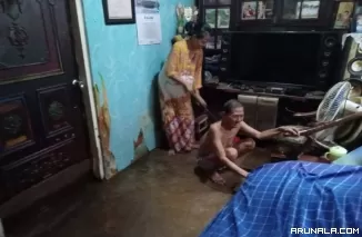 Banjir Rob Rendam Sejumlah Rumah Warga di Berok Nipah