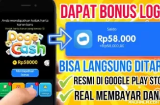 Baru Rilis! Aplikasi Penghasil Uang Gratis Game DogeCash, Sekali Tarik Rp 58 Ribu