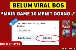 Belum Viral! Cuma Main Game 1 Menit, Dapat Uang Gratis Rp 80 Ribu