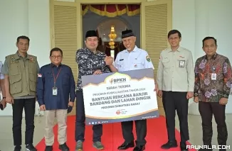BPKH Salurkan Bantuan Kebencanaan Rp717 Juta untuk Sumbar
