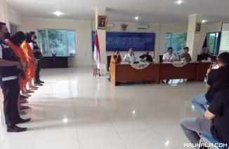 Jadikan Oknum Polisi Kurir, BNNP Sumbar Tangkap Tiga Napi Diduga  Pemilik  141,7 Kg Ganja