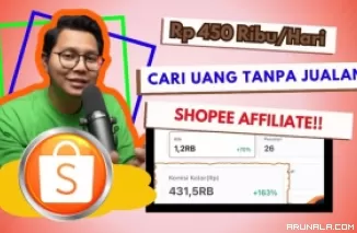 Hasilkan Uang Gratis dari Internet, Dibayar Rp 450 Ribu/Hari dari Shopee Affiliate, Ini Caranya!