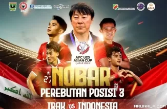 Indonesia vs Irak, Pemprov Sumbar Kembali Gelar Nobar Piala Asia U-23