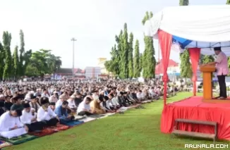 Kota Pariaman Gelar Salat Idul Fitri di Lapangan Merdeka