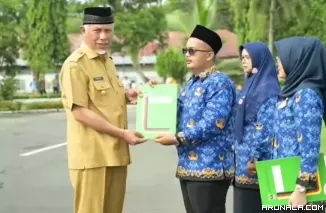 Lantik PPPK, Gubernur Mahyeldi Imbau Seimbangkan Kerja dan Ibadah