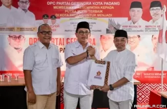 Maju jadi Balon Wako Padang, Kader Gerindra Daftar ke Gerindra