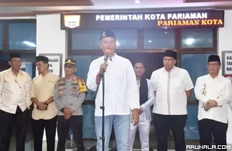Malam Takbiran di Kota Pariaman Diguyur Hujan