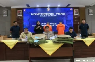 Polda Sumbar Ringkus Dua Penambang Emas Ilegal
