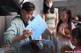 Ruben Onsu dan Sarwendah bertemu di Rumah Adik Ipar, Tak Tegur Sapa?