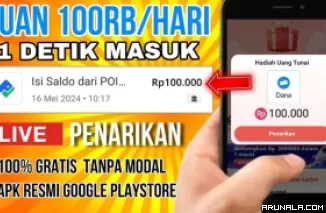 Tahun 2024 Aplikasi Penghasil Uang Gratis Fizzo Masih Terbukti Membayar Rp 100 Ribu/Hari