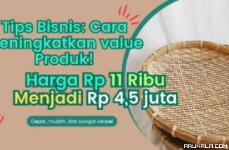 Tips dalam Bisnis: Tampah Seharga Rp 11.000 Bernilai Rp 4,5 Juta, Kok bisa?