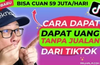 Wow! Uang Gratis Rp 59 Juta dari TikTok Tanpa Jualan, Tertarik Mencoba?