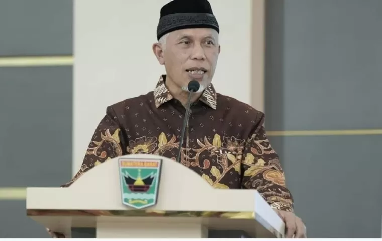 Gubernur Sumbar Mahyeldi Ansharullah. Humas Pemprov Sumbar