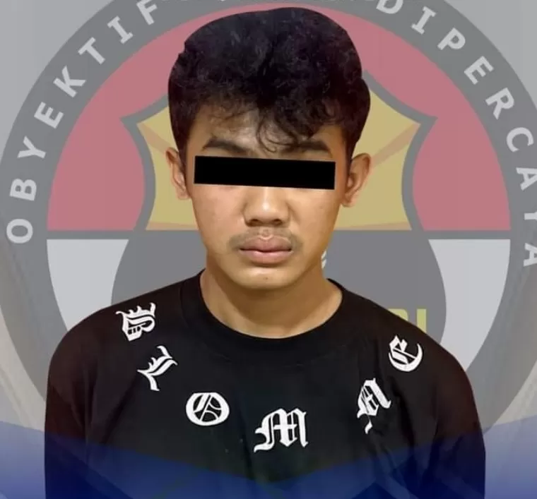 Pelaku SD saat diamankan di Mapolres Payakumbuh. Humas Polres Payakumbuh