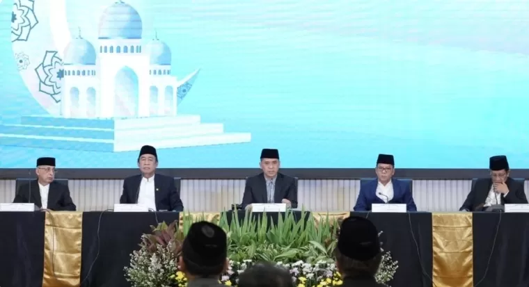 Konferensi Pers Hasil Sidang Isbat Awal Zulhijjah 1445 H/2024 M. Humas Kemenag RI