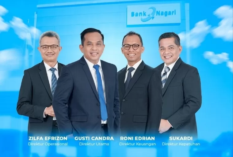 Direksi Bank Nagari Periode 2024-2028. IST
