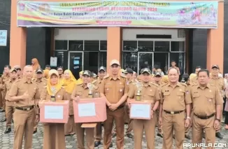 BBGRM Kecamatan Lubeg Ditutup, Tiga Lurah Diberi Penghargaan