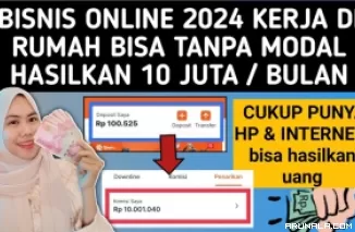 Bisnis Online dari Rumah Cuan Belasan Juta Rupiah/Bulan! Cuma Pakai Aplikasi Ini