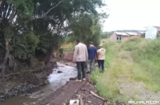 BNBP Survei Titik Pemasangan EWS di Aliran Sungai Tanahdatar