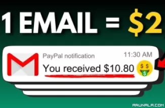 Cuma Baca Pesan, dapat Uang Gratis 3 Dolar/Tugas dari Website Paid to Read Email