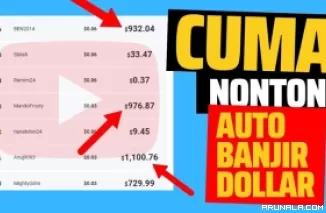Cuma Nonton Youtube dapat Uang Gratis 4 Dolar/Hari dengan 2 Situs Berikut!