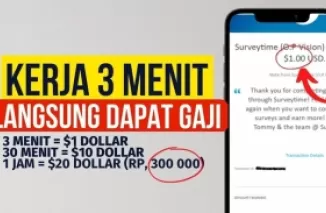 Jawab 1 Survei dapat Uang Gratis 1 Dolar, Cobain Website Berikut ini!