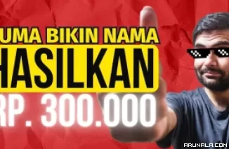 Membuat Nama Domain dapat Uang Gratis Rp 300 Ribu/Tugas? Cobain Website Berikut