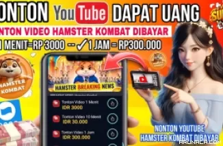 Nonton Video Youtube Hamster Kombat, dapat Uang Gratis Rp 300 Ribu dari Aplikasi Ini!