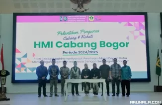 Resmi Dilantik, Putra Agam Fathan Putra Mardela Nakhodai HMI Cabang Bogor