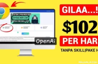 Website Penghasil Uang Gratis Paling Gampang, Cuan 102 Dolar Sekali Tarik!