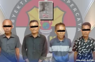 Buser Polres Payakumbuh Tangkap Empat Pemain Judi Song