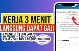 Cairkan Uang Gratis Rp 300 Ribu, Cuma Isi Survey di Website ini, Buruan Simak!