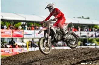 Crosser Binaan Astra Honda Raih Poin Perdana di MXGP Lombok