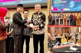 Dibuka Gubernur, Pj Wako Pariaman Roberia hadiri Launching E Monev Keterbukaan Informasi Publik Sumatera Barat Tahun 2024