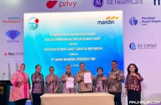 Gandeng ARSSI, Bank Mandiri Layani Transaksi Keuangan Perkuat Rumah Sakit