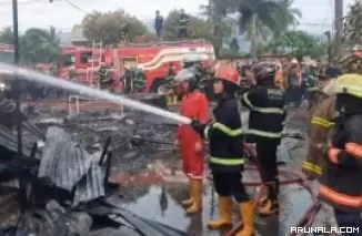 Kebakaran kembali Melanda, Warung Makan Ludes Terbakar